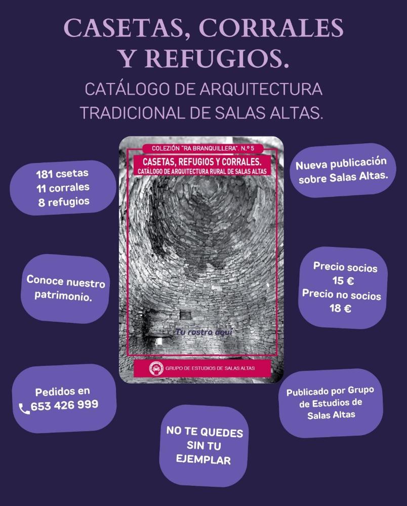 Imagen Éxito del libro de arquitectura tradicional de Salas Altas