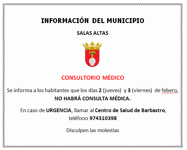 Imagen Consultorio médico cerrado