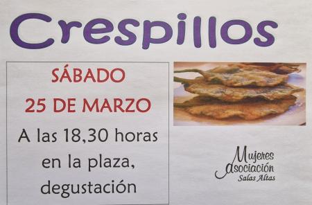 Imagen El Grupo de Mujeres de Salas Altas prepara la degustación de crespillos