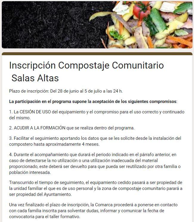 Imagen Salas Altas ya tiene instalada la zona de compostaje comunitario