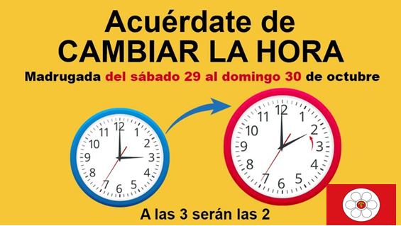 Imagen Cambio de horario