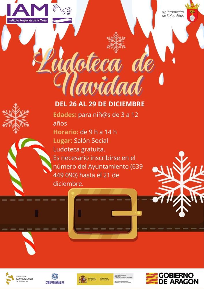 Imagen Salas Altas contará con ludoteca gratuita esta Navidad