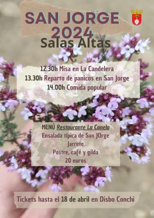 Imagen Salas Altas ya tiene la programación del Día de San Jorge