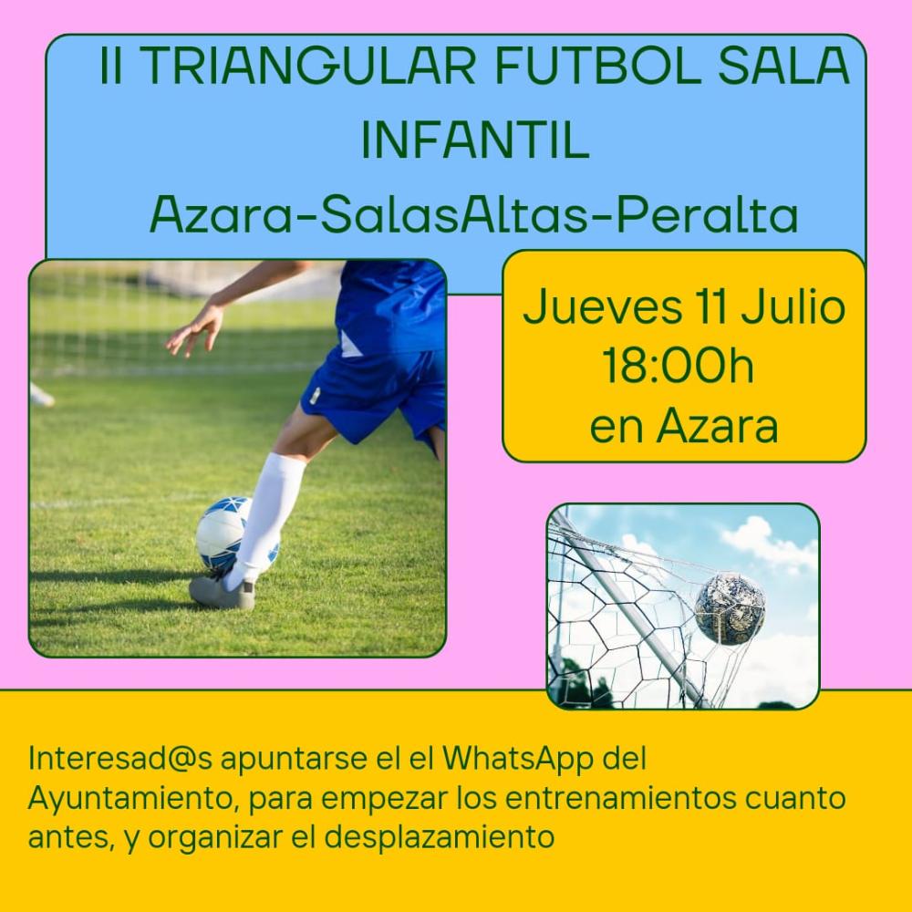 Imagen Abiertas las inscripciones para participar en el II triangular de fútbol sala