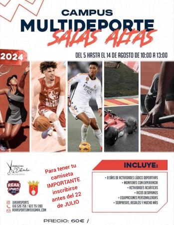 Imagen Abiertas las inscripciones para disfrutar del Campus Multideporte de...