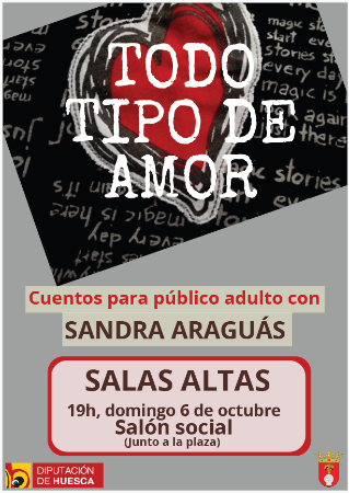 Imagen Cuentacuentos para adultos en Salas Altas con "Todo tipo de amor"