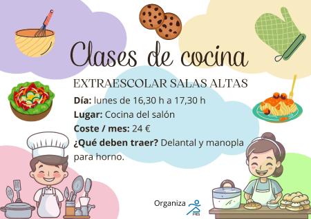Imagen Clases de cocina-Actividad infantil-juvenil