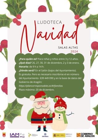 Imagen Salas Altas abrirá el servicio de Ludoteca esta Navidad