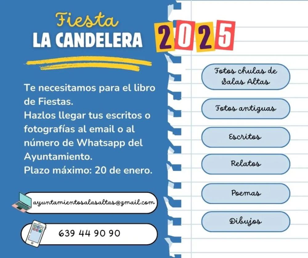 Imagen Salas Altas ya prepara la Fiesta de La Candelera 2025