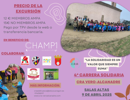 Imagen Salas Altas acoge la 4ª Carrera Solidaria del CRA Vero-Alcanadre