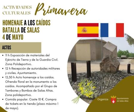 Imagen Homenaje a los caídos en la Batalla de Salas