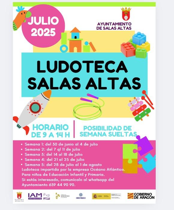 Imagen Salas Altas tendrá Ludoteca durante el verano