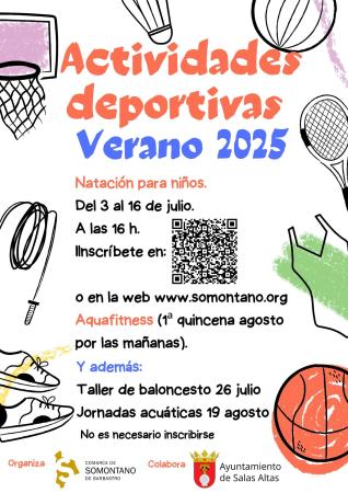 Imagen Abiertas las inscripciones para las actividades deportivas