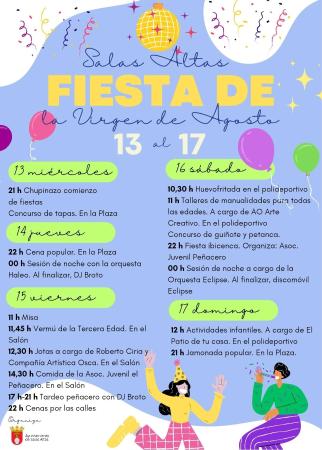 Imagen Todo preparado en Salas Altas para la celebración de sus Fiestas en...