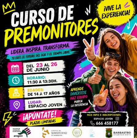 Imagen Curso de premonitores de tiempo libre para la juventud