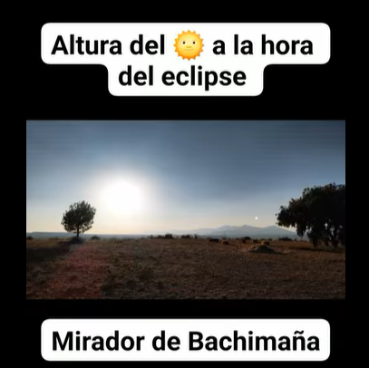 Imagen El Ayuntamiento recomienda ver el eclipse solar desde el Mirador de...