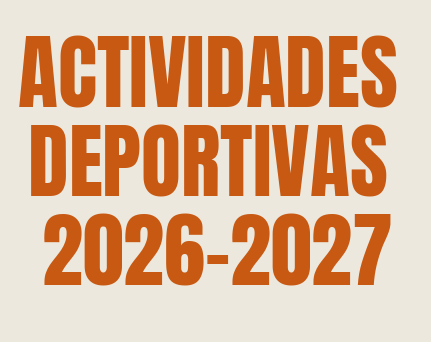 Imagen Publicado el programa de actividades deportivas para el curso 2026-2027