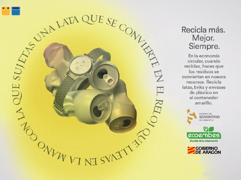 Imagen Reduce.Reutiliza. Recicla. Nueva campaña Hacia la economía circular.