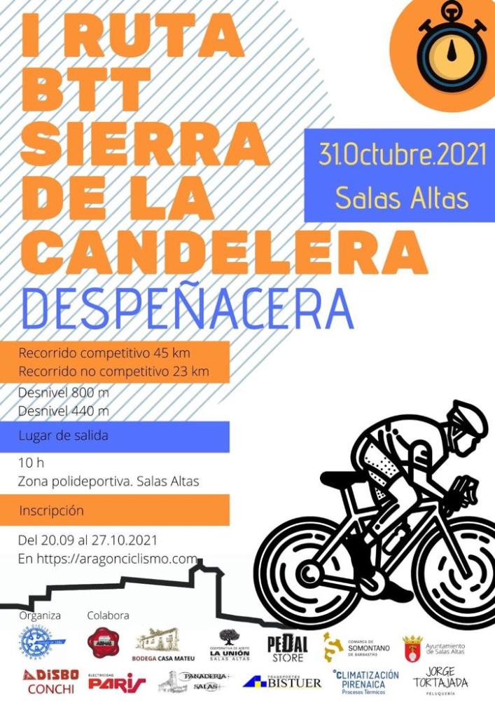 Imagen Salas Altas recupera su tradición ciclista con la I Ruta BTT de la Candelera ‘Despeñacera’