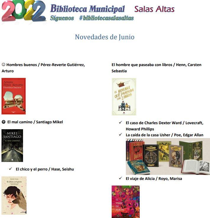 Imagen Novedades literarias interesantes en la Biblioteca Municipal