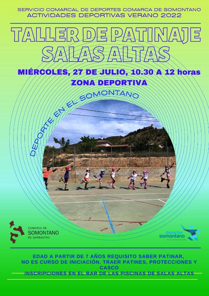 Imagen Taller de patinaje en Salas Altas